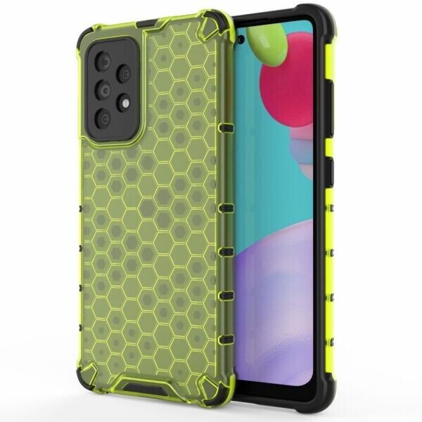 

Защитный чехол Deexe Honeycomb Series для Samsung Galaxy A52 (A525) - Green