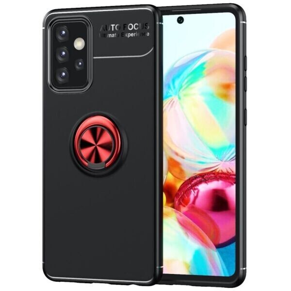 

Защитный чехол UniCase Magnetic Ring для Samsung Galaxy A72 (А725) - Black / Red