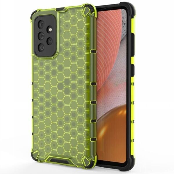 

Защитный чехол Deexe Honeycomb Series для Samsung Galaxy A72 (А725) - Green