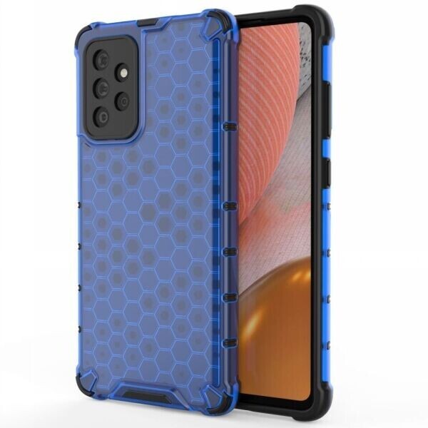 

Защитный чехол Deexe Honeycomb Series для Samsung Galaxy A72 (А725) - Blue