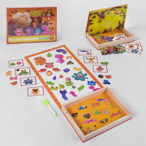 

Деревянная Логическая игра B 33488 (32) магнитная, в коробке