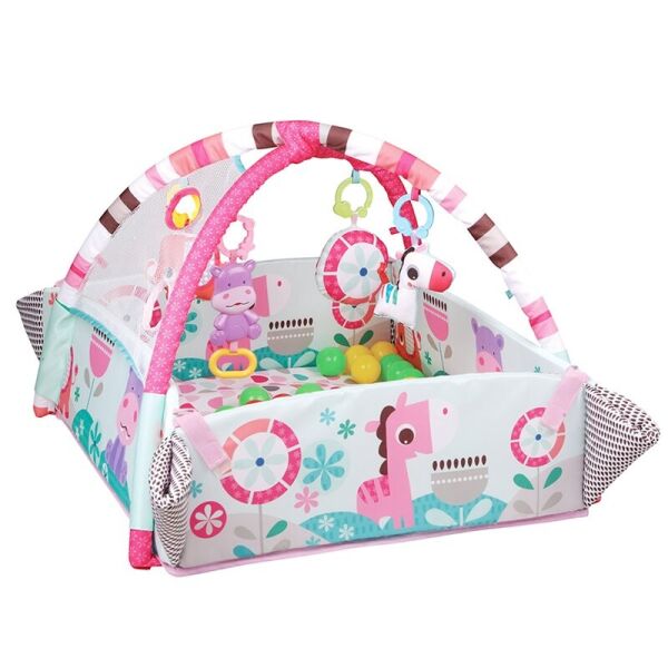 

Развивающий коврик ULY Toys Звери 5 в 1 с бортиками и музыкальной игрушкой