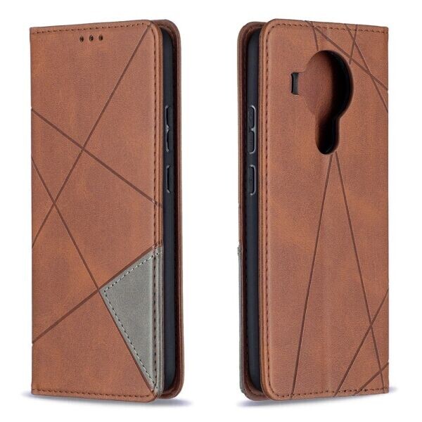 

Чехол UniCase Geometric Pattern для Nokia 5.4 - Coffee
