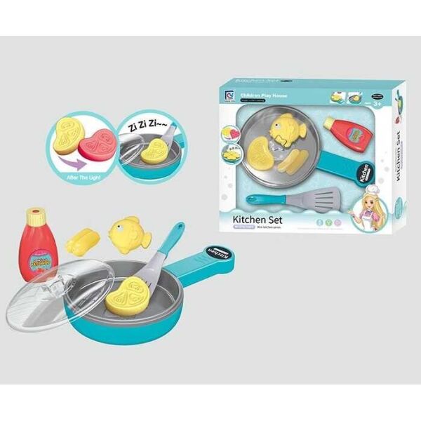

Набор кухни 818-260 (60) продукты меняют цвет, свет, звук, на батарейке, в коробке