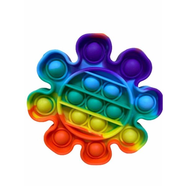 

Сенсорная игрушка Push Bubble Pop It Anti Stress разноцветная