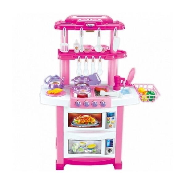 

Дитяча кухня Happy Little Chef c водою рожева