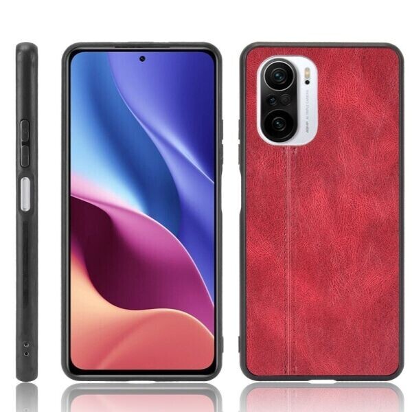 

Защитный чехол UniCase Leather Series для Xiaomi Poco F3 / Redmi K40 / Redmi K40 Pro - Red