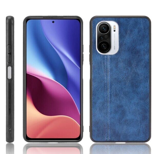 

Защитный чехол UniCase Leather Series для Xiaomi Poco F3 / Redmi K40 / Redmi K40 Pro - Blue
