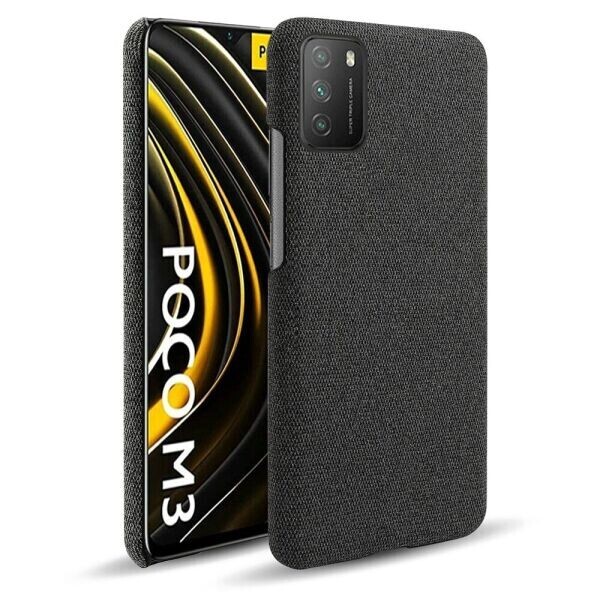 

Защитный чехол KSQ Cloth Style для Xiaomi Poco M3 - Black