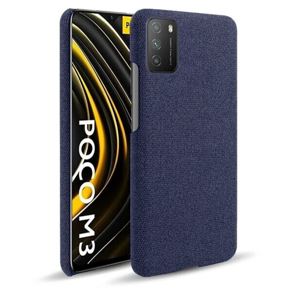 

Защитный чехол KSQ Cloth Style для Xiaomi Poco M3 - Blue