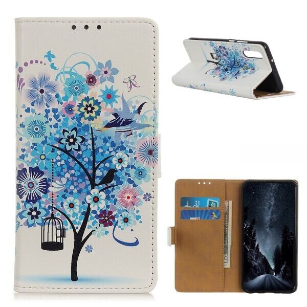 

Чехол Deexe Life Style Wallet для Samsung Galaxy A02 (A022) - Blue Tree