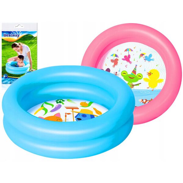 

Бассейн детский BestWay Two Ring диаметр 61 см высота 26 см (51061)