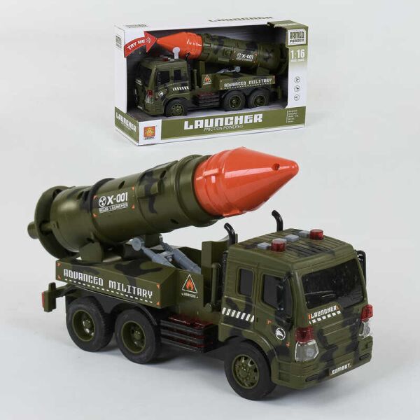

Машина Пусковая установка WY 650 C (24) инерция, звуковые и световые эффекты, в коробке