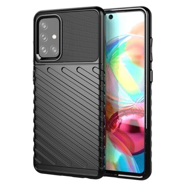 

Защитный чехол Deexe Thunder Series для Samsung Galaxy A72 (А725) - Black
