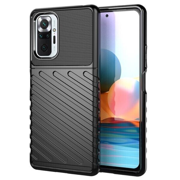 

Защитный чехол Deexe Thunder Series для Xiaomi Redmi Note 10 Pro - Black
