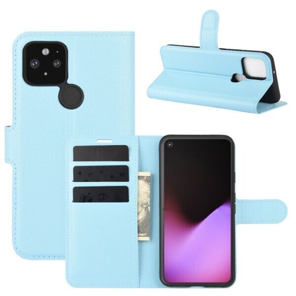 

Чехол-книжка Deexe Book Type для Google Pixel 4a 5G - Blue