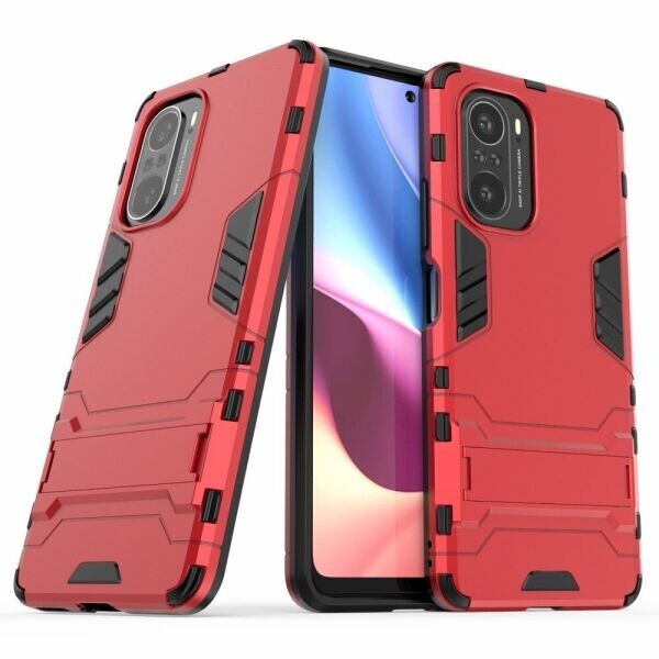 

Защитный чехол UniCase Hybrid для Xiaomi Poco F3 / Redmi K40 / Redmi K40 Pro - Red