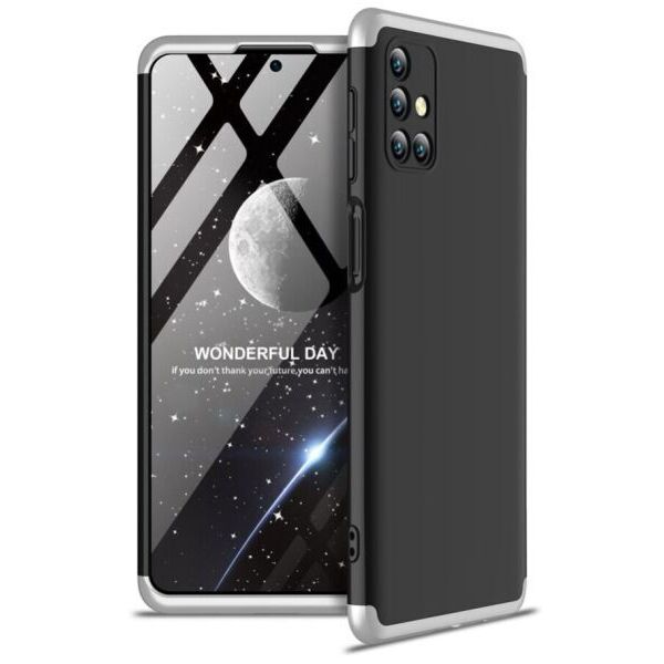 

Защитный чехол GKK Double Dip Case для Samsung Galaxy M31s (M317) - Black / Silver