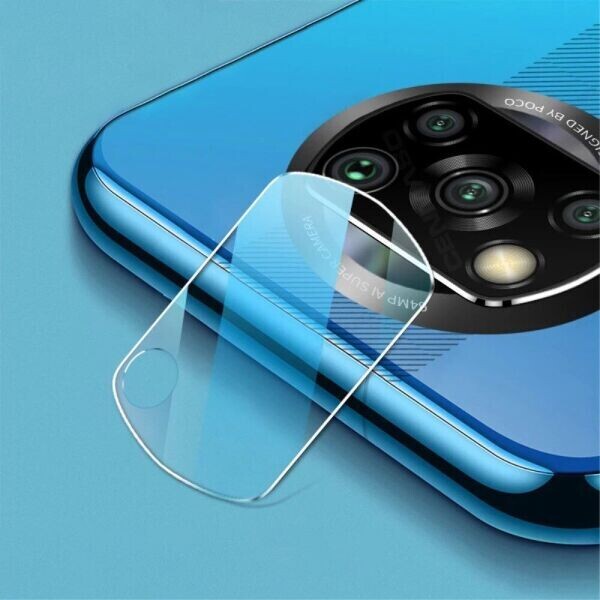 

Защитное стекло на заднюю камеру Deexe Lens Protector для Xiaomi Poco X3 / Poco X3 Pro