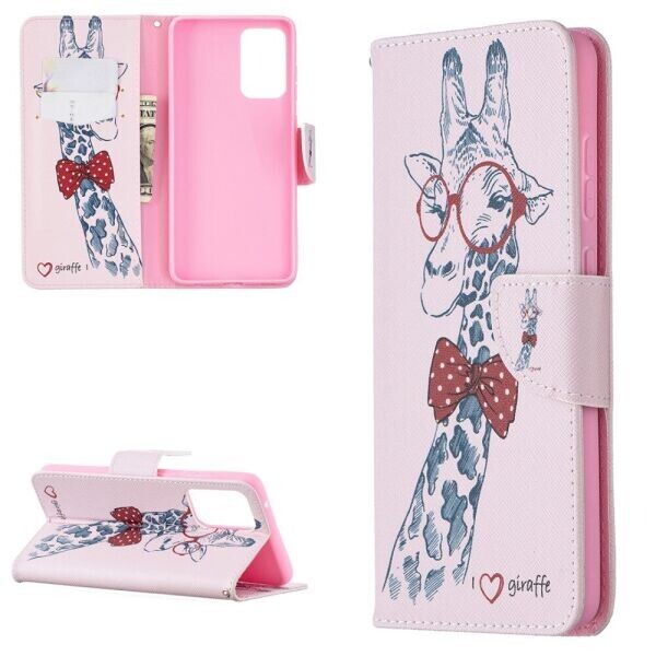 

Чехол-книжка Deexe Color Wallet для Samsung Galaxy A72 (А725) - Giraffe
