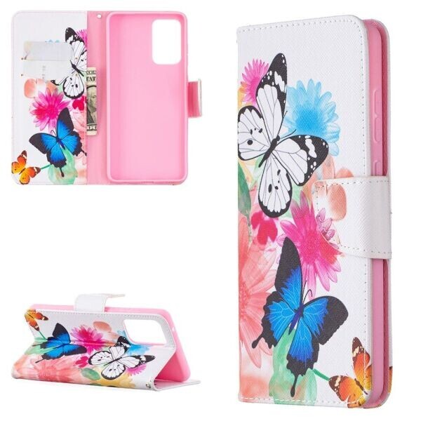

Чехол-книжка Deexe Color Wallet для Samsung Galaxy A72 (А725) - Two Butterflies