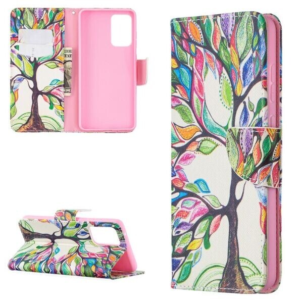 

Чехол-книжка Deexe Color Wallet для Samsung Galaxy A72 (А725) - Life Tree