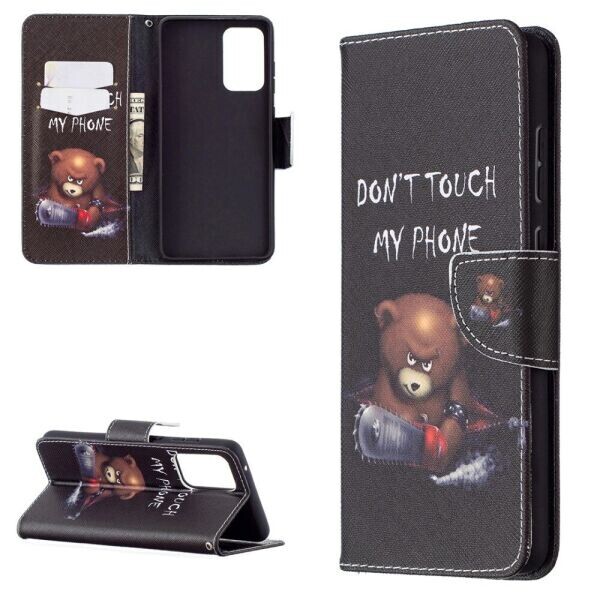 

Чехол-книжка Deexe Color Wallet для Samsung Galaxy A72 (А725) - Bear