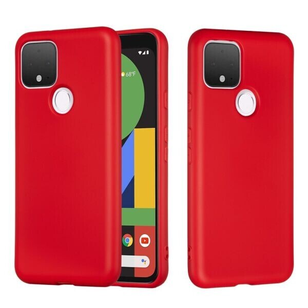 

Защитный чехол Deexe Silicone Case для Google Pixel 4a 5G - Red
