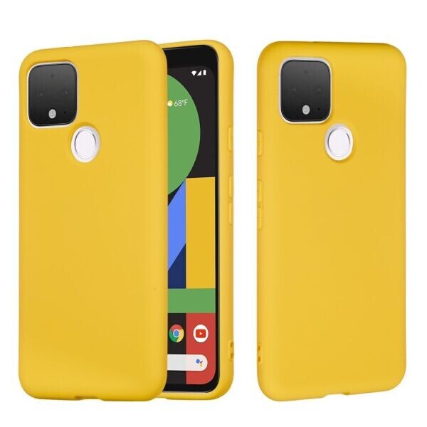 

Защитный чехол Deexe Silicone Case для Google Pixel 4a 5G - Yellow