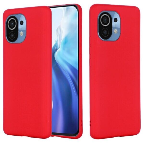 

Защитный чехол Deexe Silicone Case для Xiaomi Mi 11 - Red