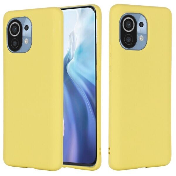 

Защитный чехол Deexe Silicone Case для Xiaomi Mi 11 - Yellow