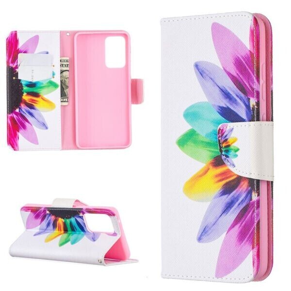

Чехол-книжка Deexe Color Wallet для Samsung Galaxy A52 (A525) - Flower