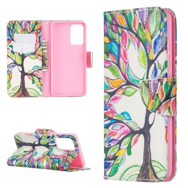 

Чехол-книжка Deexe Color Wallet для Samsung Galaxy A52 (A525) - Life Tree