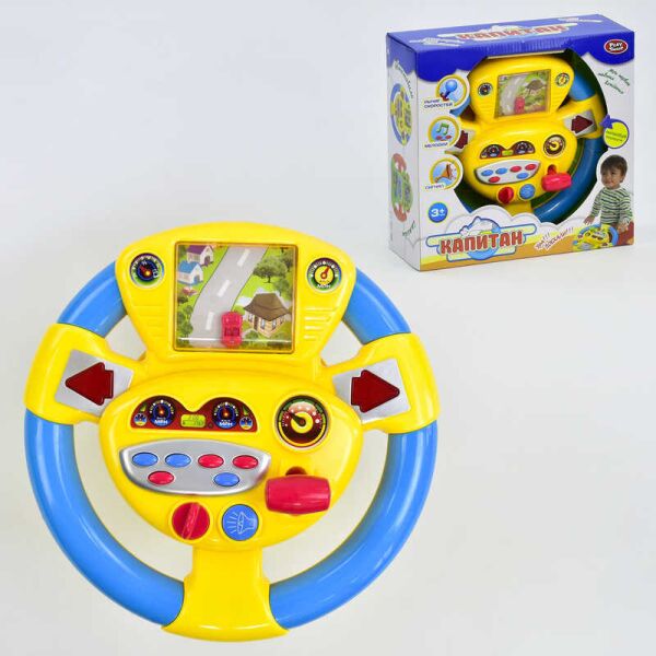 

JT Руль музыкальный 7391 (12) "Play Smart", свет, в коробке