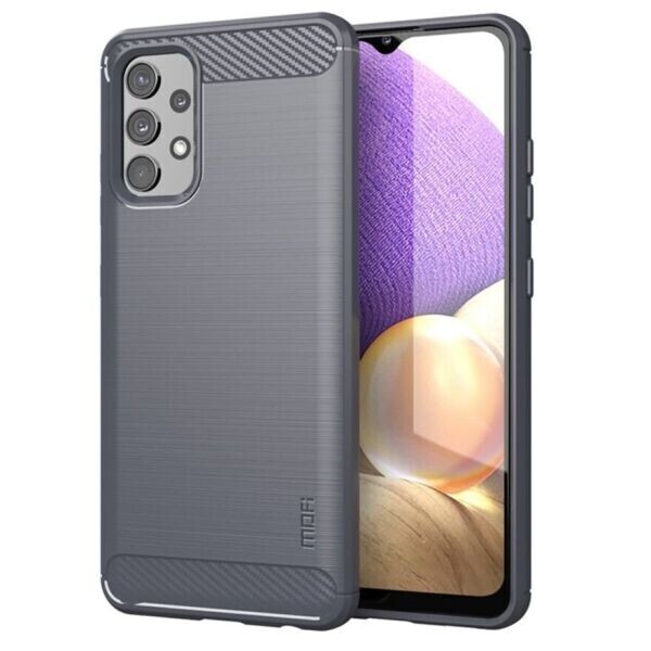 

Силиконовый (TPU) чехол MOFI Carbon Fiber для Samsung Galaxy A32 (А325) - Grey