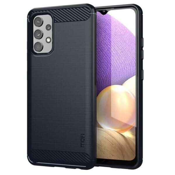 

Силиконовый (TPU) чехол MOFI Carbon Fiber для Samsung Galaxy A32 (А325) - Blue