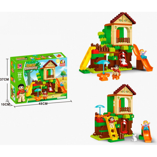

Конструктор "Лесной курорт", большие детали, 99 елементов KID"S HOME TOYS (188-253)