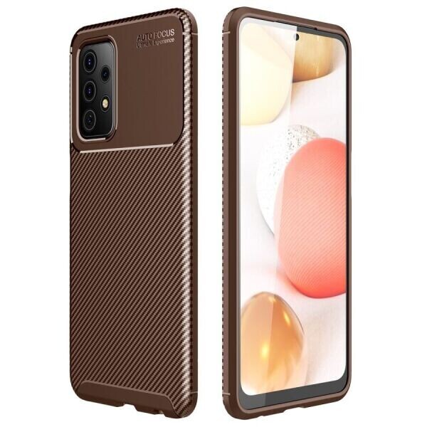 

Защитный чехол Deexe Fusion для Samsung Galaxy A72 (А725) - Brown