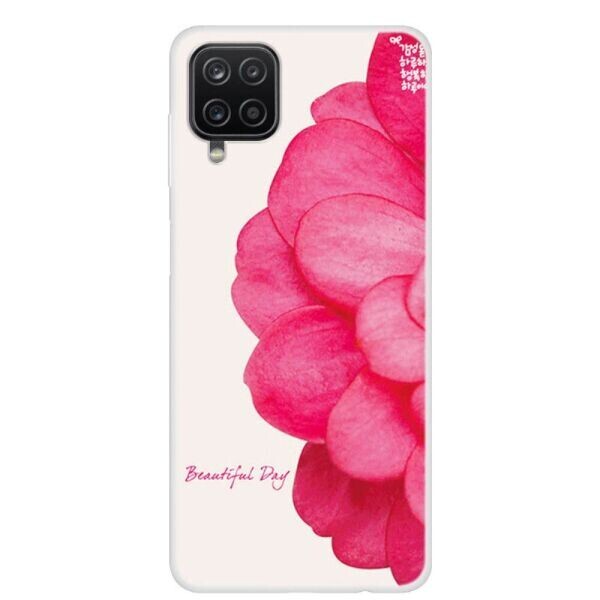 

Силиконовый (TPU) чехол Deexe Life Style для Samsung Galaxy A12 (A125) - Rose Flower