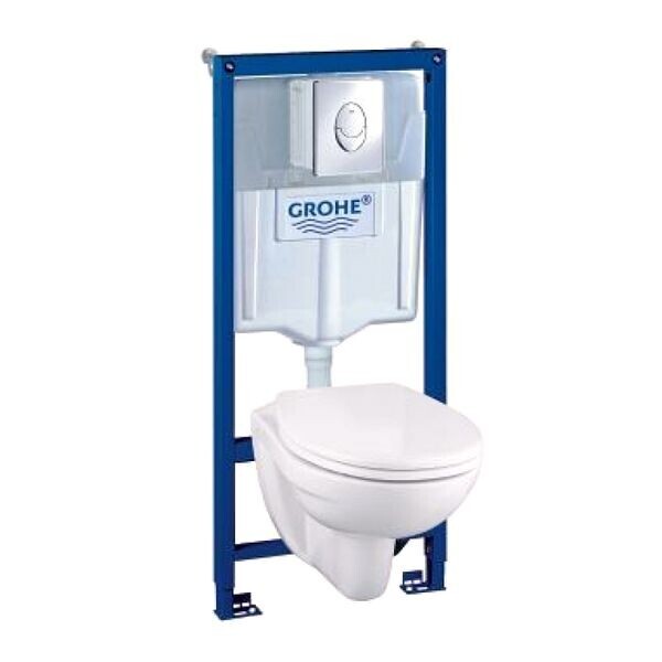 

Комплект инсталляция Grohe Solido Perfect + унитаз Grohe Serel Smart SM12 с крышкой Soft-Close 39192000