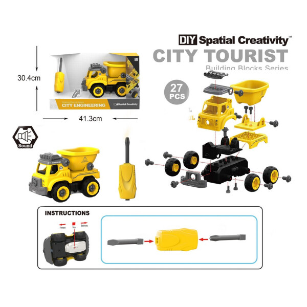

Машина-конструктор самосвал DIY Spatial Creativity (LM8016-SZ-1)