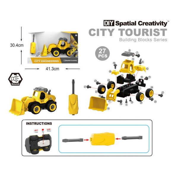 

Машина-конструктор трактор DIY Spatial Creativity (LM8013-SZ-1)