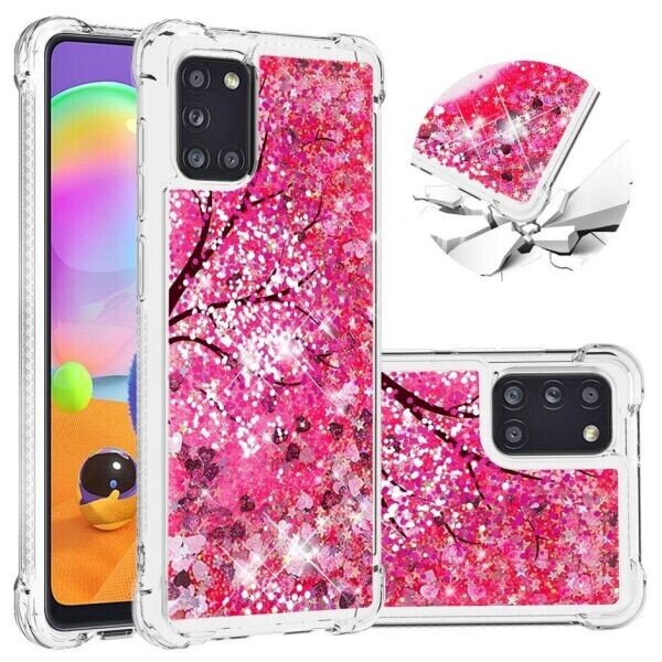 

Силиконовый (TPU) чехол Deexe Fashion Glitter для Samsung Galaxy A31 (A315) - Tree