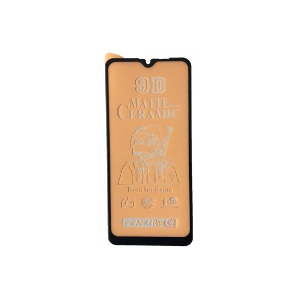 

Защитное гибкое стекло Matte Ceramic Glass 9D для Realme C2 Black