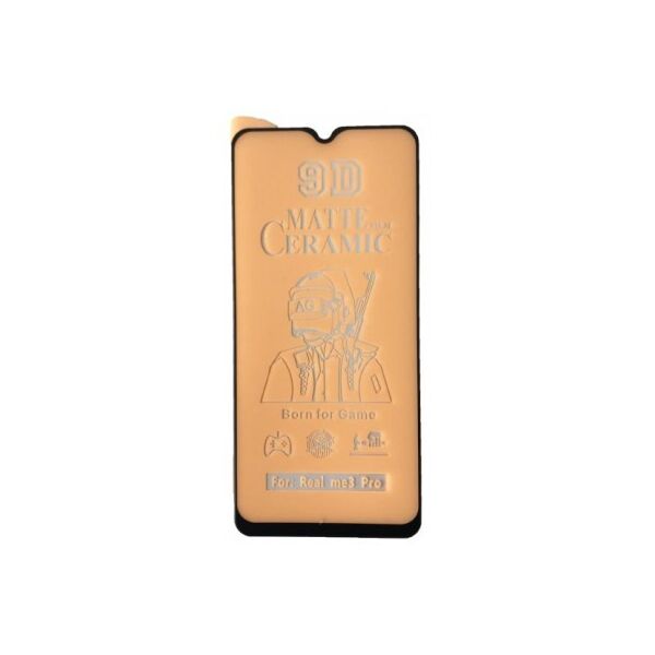 

Защитное гибкое стекло Matte Ceramic Glass 9D для Realme 5 Pro Black