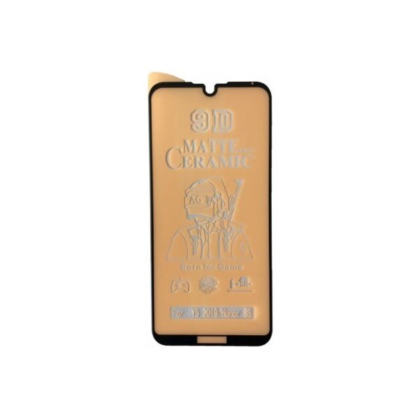 

Защитное гибкое стекло Matte Ceramic Glass 9D для Huawei Y5 2019 Black