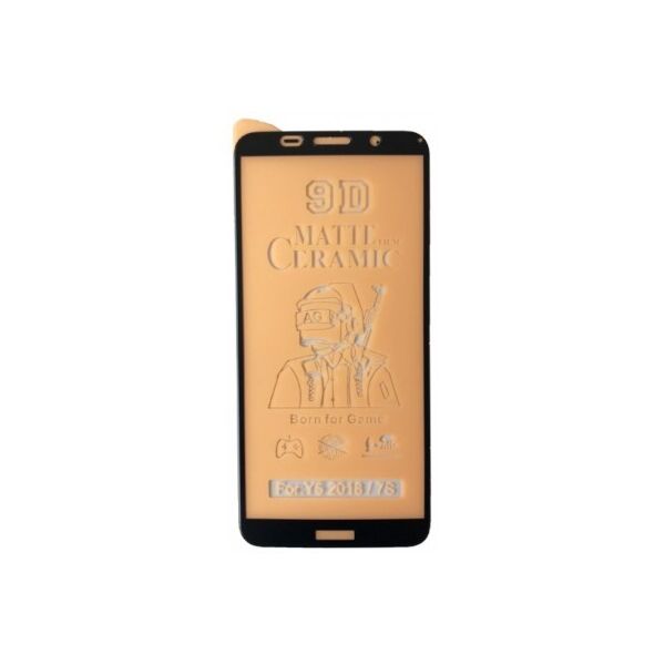 

Защитное гибкое стекло Matte Ceramic Glass 9D для Huawei Y5 2018 Black