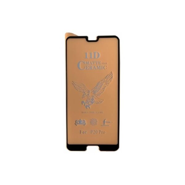 

Защитное гибкое стекло Matte Ceramic Glass 11D для Huawei P20 Pro Black