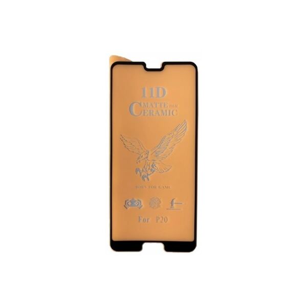

Защитное гибкое стекло Matte Ceramic Glass 11D для Huawei P20 Black