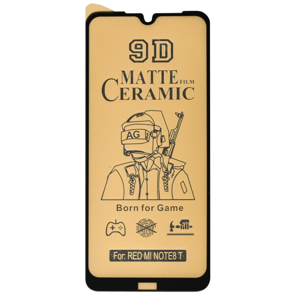 

Защитное гибкое стекло Matte Ceramic Glass 9D для Xiaomi Redmi Note 8T Black